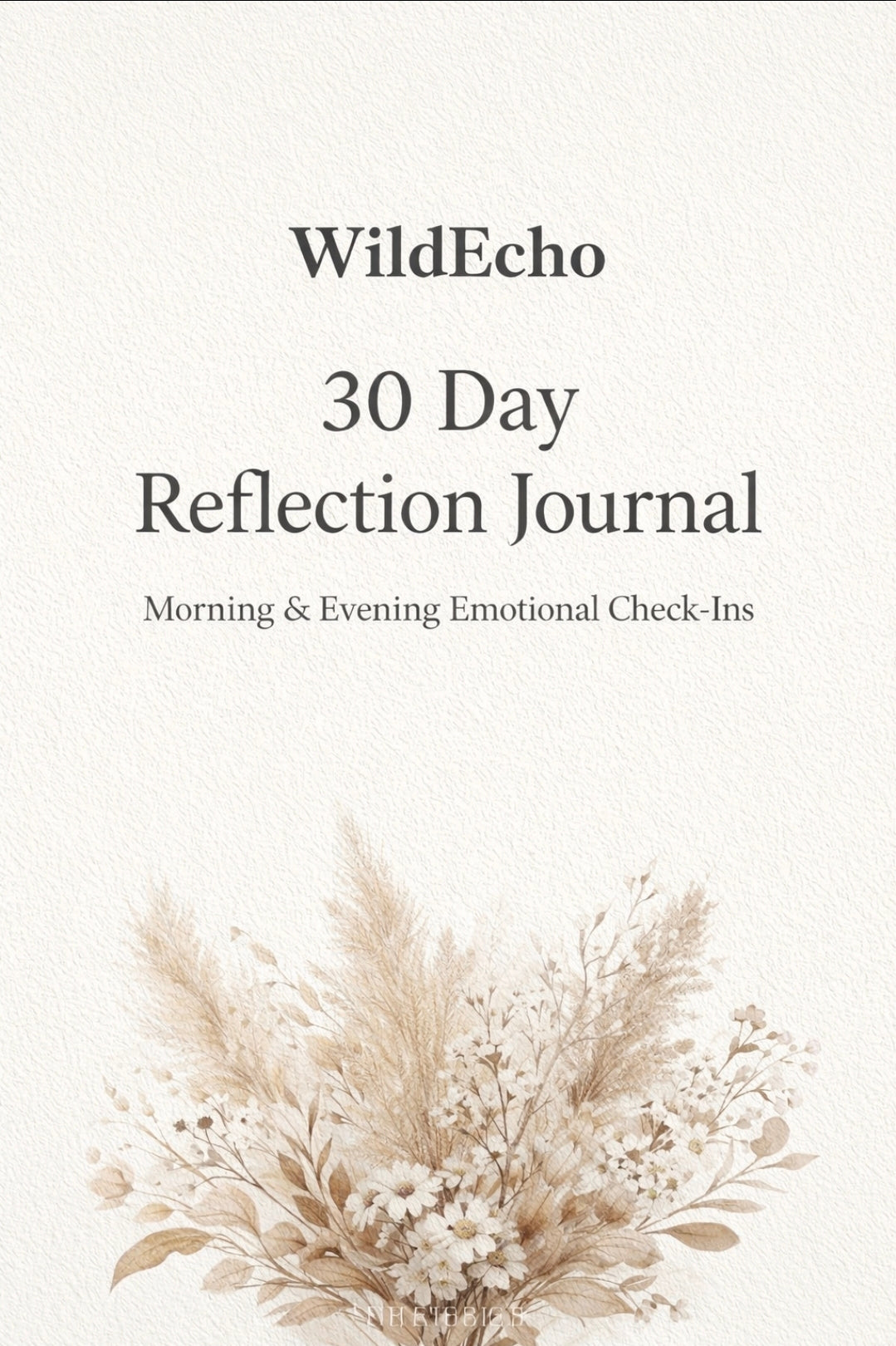 30-Day WildEcho Journal (Digital Download)